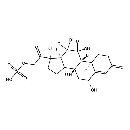 6-beta-Hydroxycortisol-d4 Sulfate