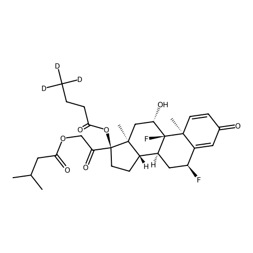 21-Desacetyl-21-isovaleroyl-d3 Difluprednate
