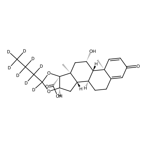 17?-Des-(2-hydroxyacetyl)budesonide 17?-Carboxylic Acid-d8