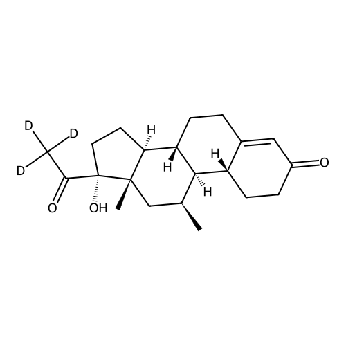 17-Hydroxy-11?-methyl-19-norprogesterone-d3