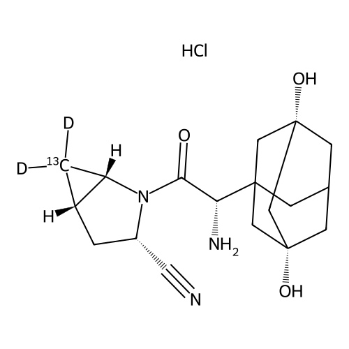 "Hydroxy Saxagliptin-13C,D2 Hydrochloride"