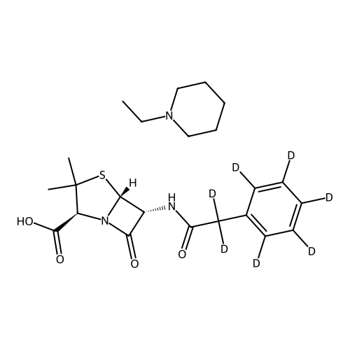 Benzylpenicilline D7 N-ethylpiperidinium salt