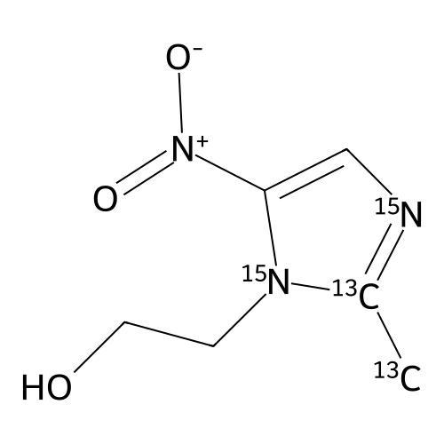 "Metronidazole 13C2,15N2"