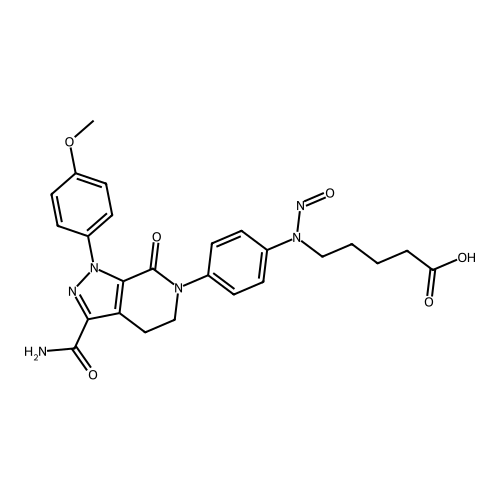 N-Nitroso Apixaban Pentanoic Acid