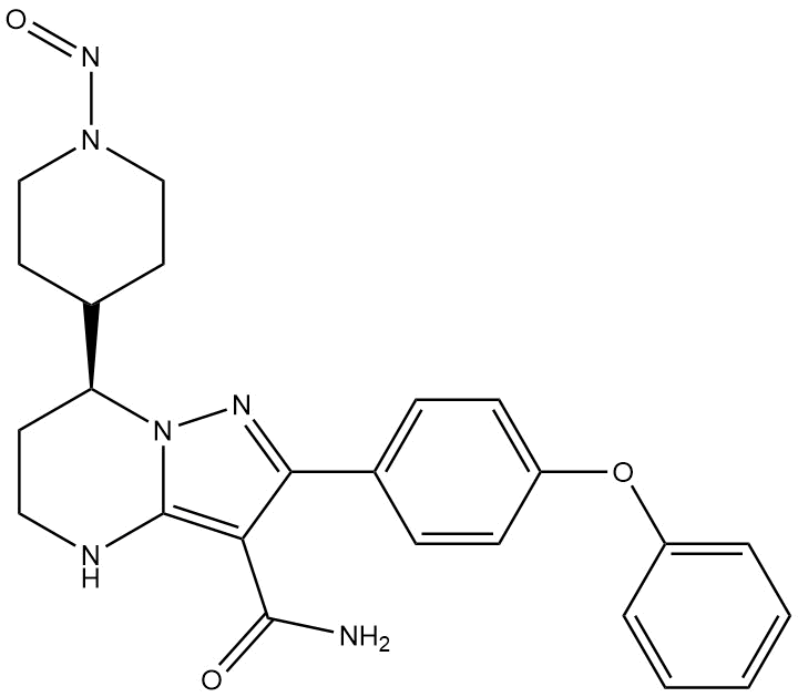 N-Nitroso Zanubrutinib desacryloyl impurity