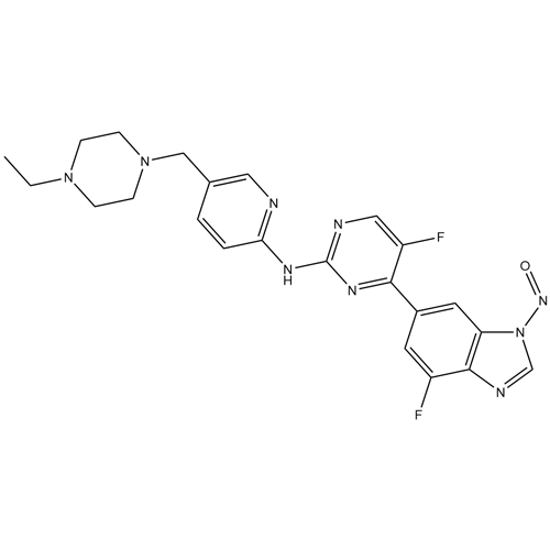 N-Desisopropyl,desmethl N-Nitroso Abemaciclib