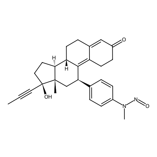 N-nitroso-desmethyl-mifepristone