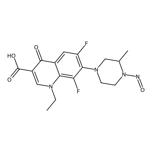N-Nitroso Lomefloxacin impurity 13